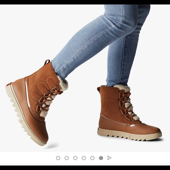 SOREL JOAN Of ARTIC NEXT LITE VELVET TAN Boot Size:8 - Picture 7 of 7